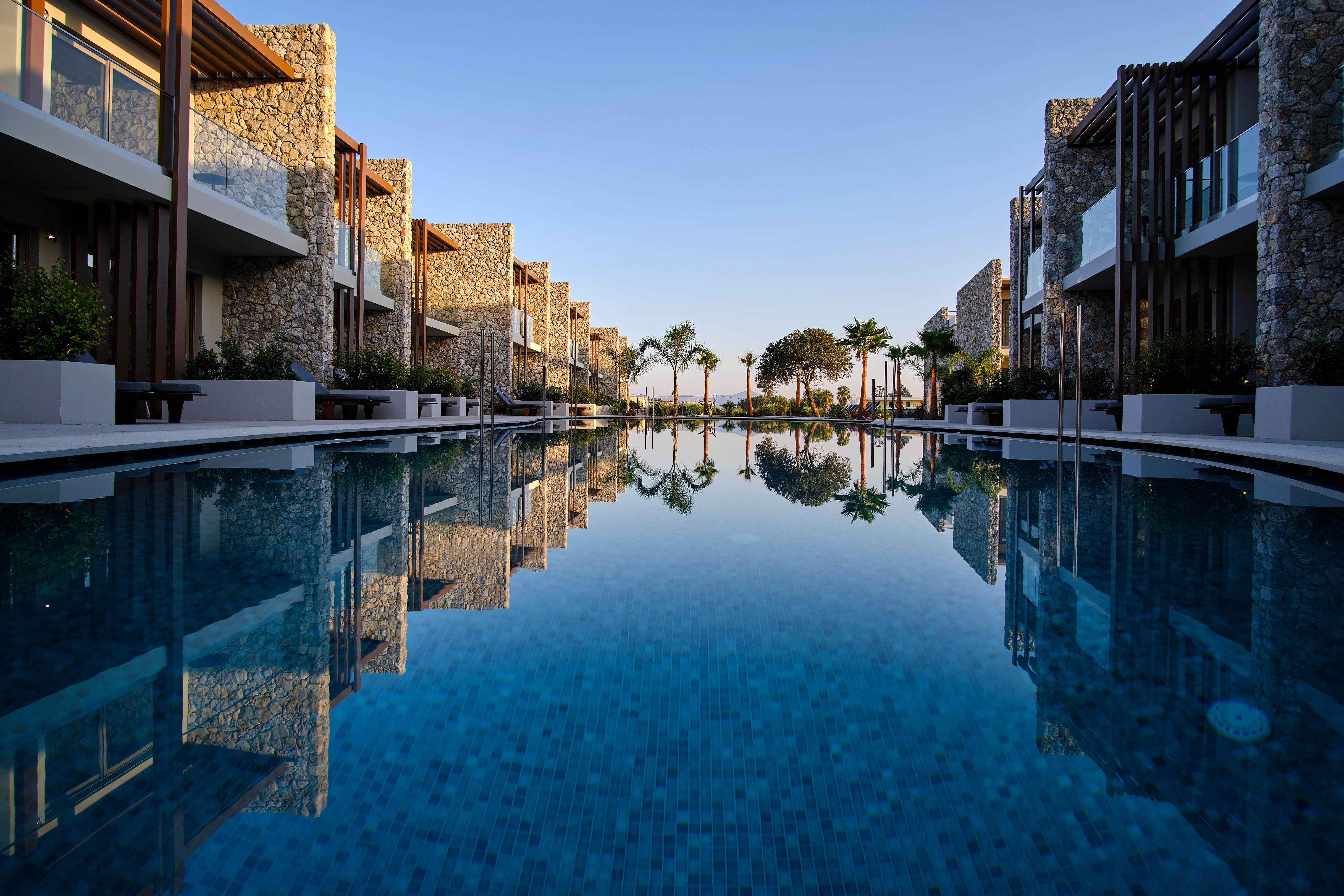 Utopia Blu Hotel Tigkaki  Exterior photo